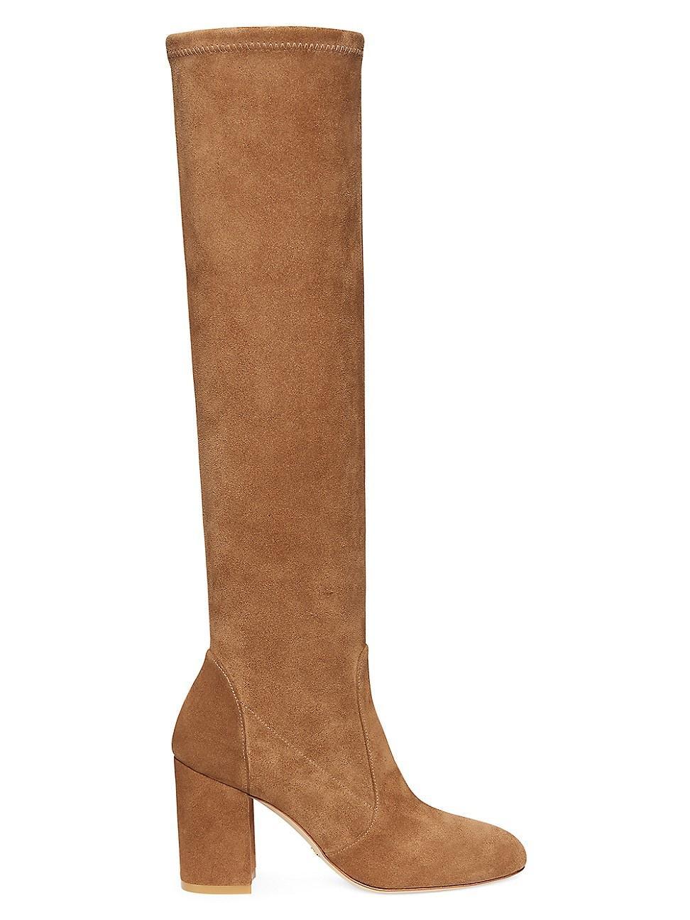 Stuart Weitzman Yuliana 85 Block Heel Slouch Boots Product Image