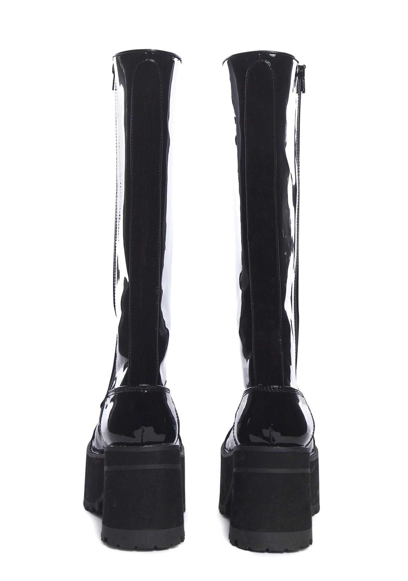 Patent Ranger-302 Knee High Boots Male Product Image
