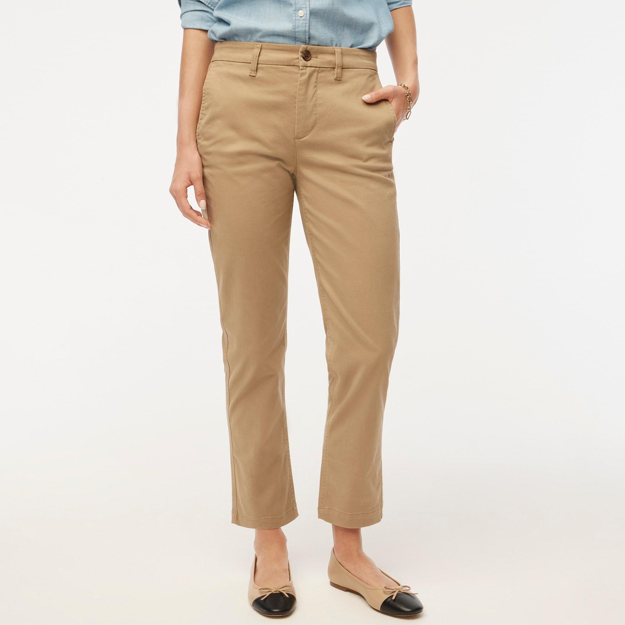 High-rise girlfriend chino pant Product Image