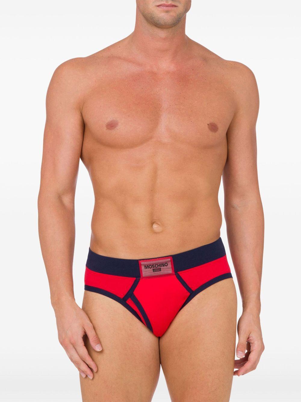 logo-appliqué briefs Product Image