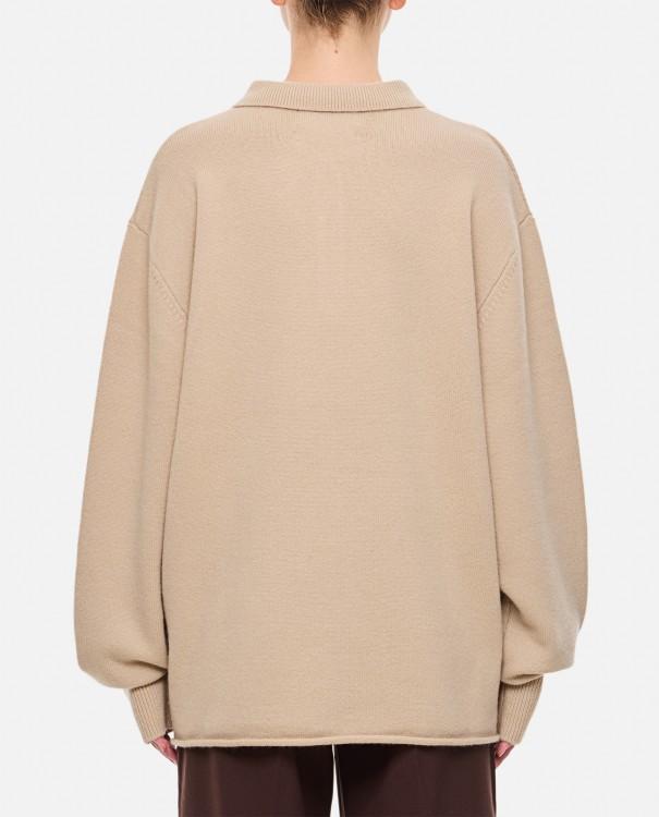 EXTREME CASHMERE Marylebone Cashmere Polo Shirt In Beige Product Image
