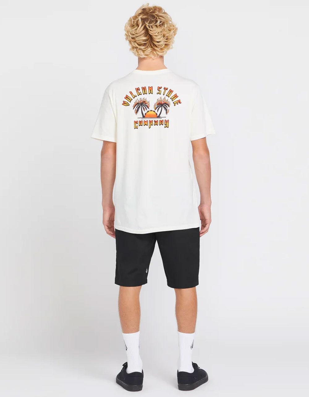 VOLCOM Inflames Mens Tee - OFF WHITE Product Image