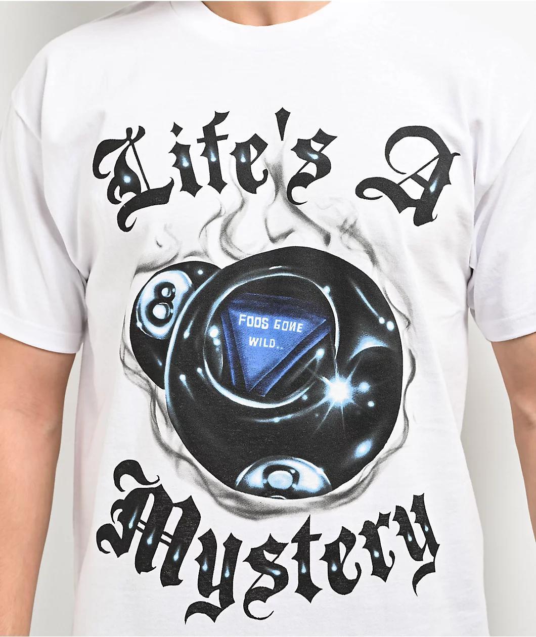 Foos Gone Wild 8Ball Mystery White T-Shirt Product Image