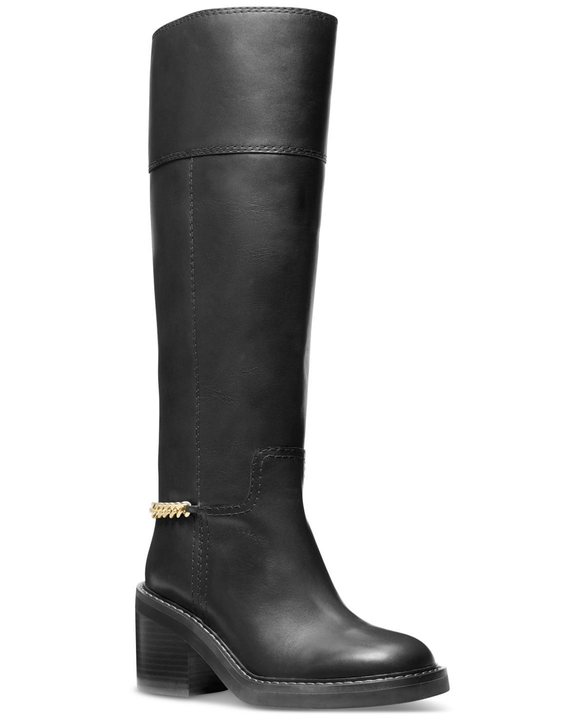 Womens Carlisle 75MM Leather Knee-High Boots Product Image