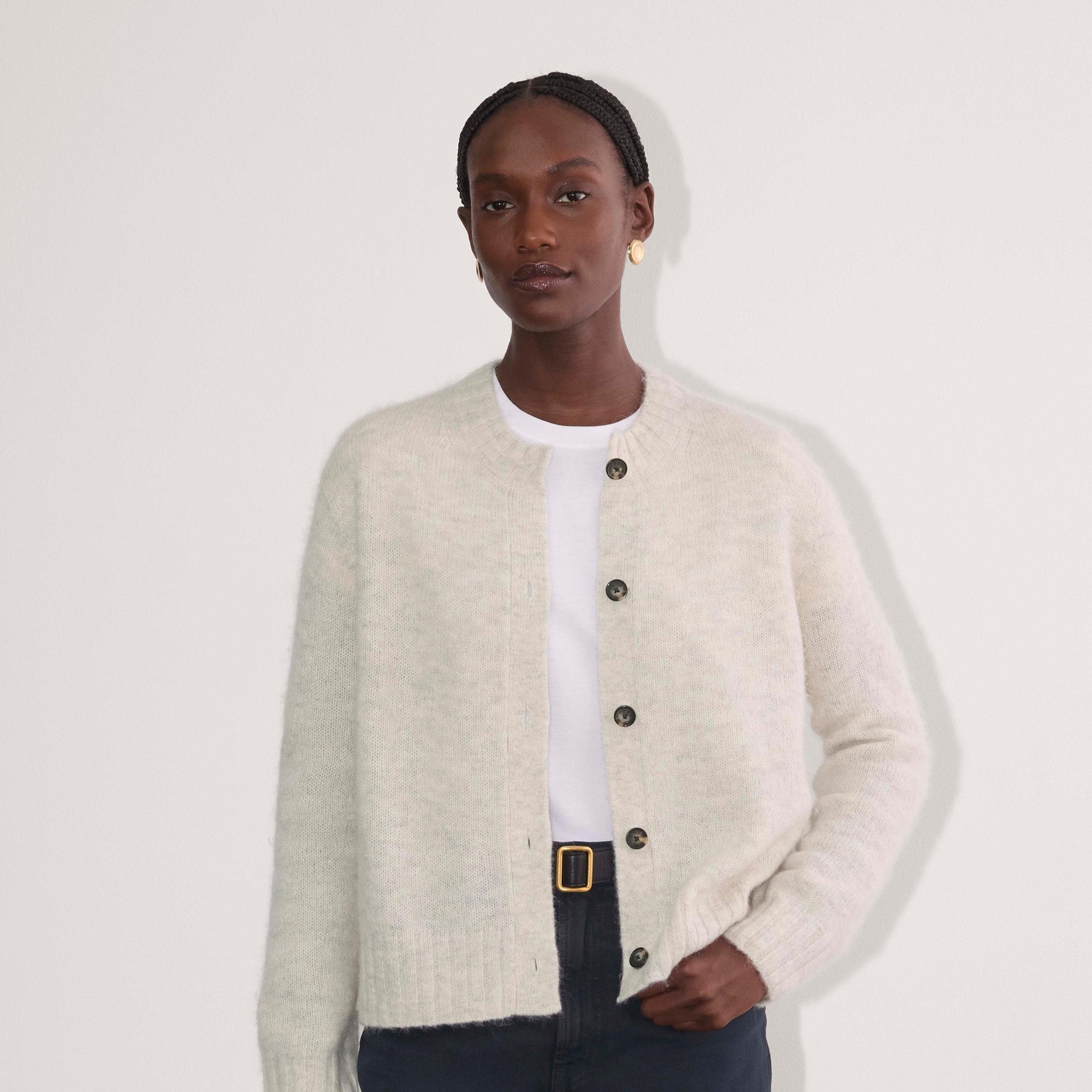 The Crew Cardigan in Alpaca Product Image
