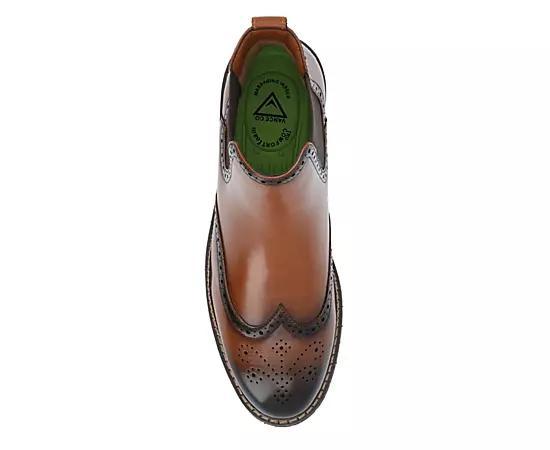 VANCE Hogan Tru Comfort Foam Men's Wingtip Chelsea Boots, Size: 12, Brown Product Image