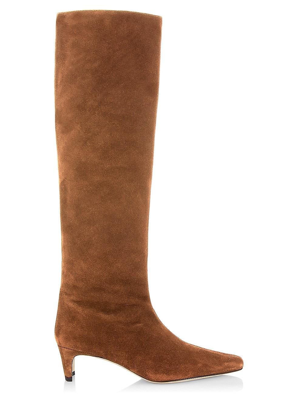 Staud Womens Wally Mid Heel Knee High Boots Product Image