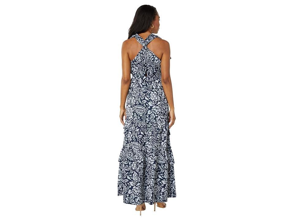 Outerknown Bailey Maxi Dress (Marine Waverly Floral) Women's Clothing Product Image
