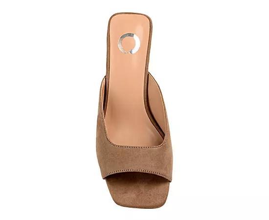 Journee Larna Womens Kitten Sandals Green Product Image