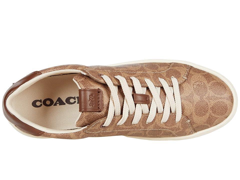 COACH Lowline C Logo Print Canvas Sneakers Product Image