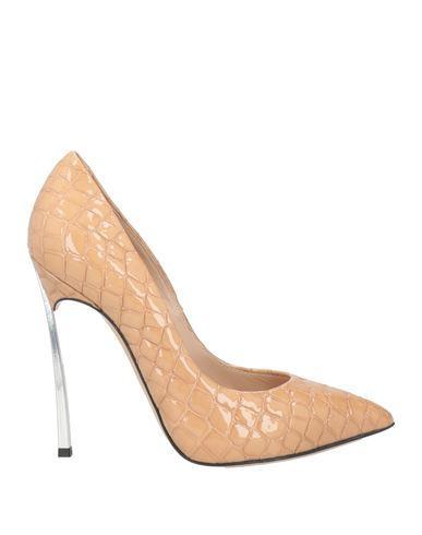 CASADEI Woman Pumps Beige Size 5.5 Soft Leather Product Image