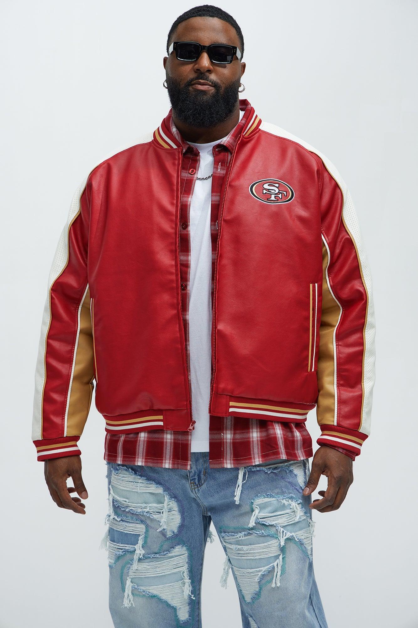 49ers High Standard Jacket - Red/White Product Image