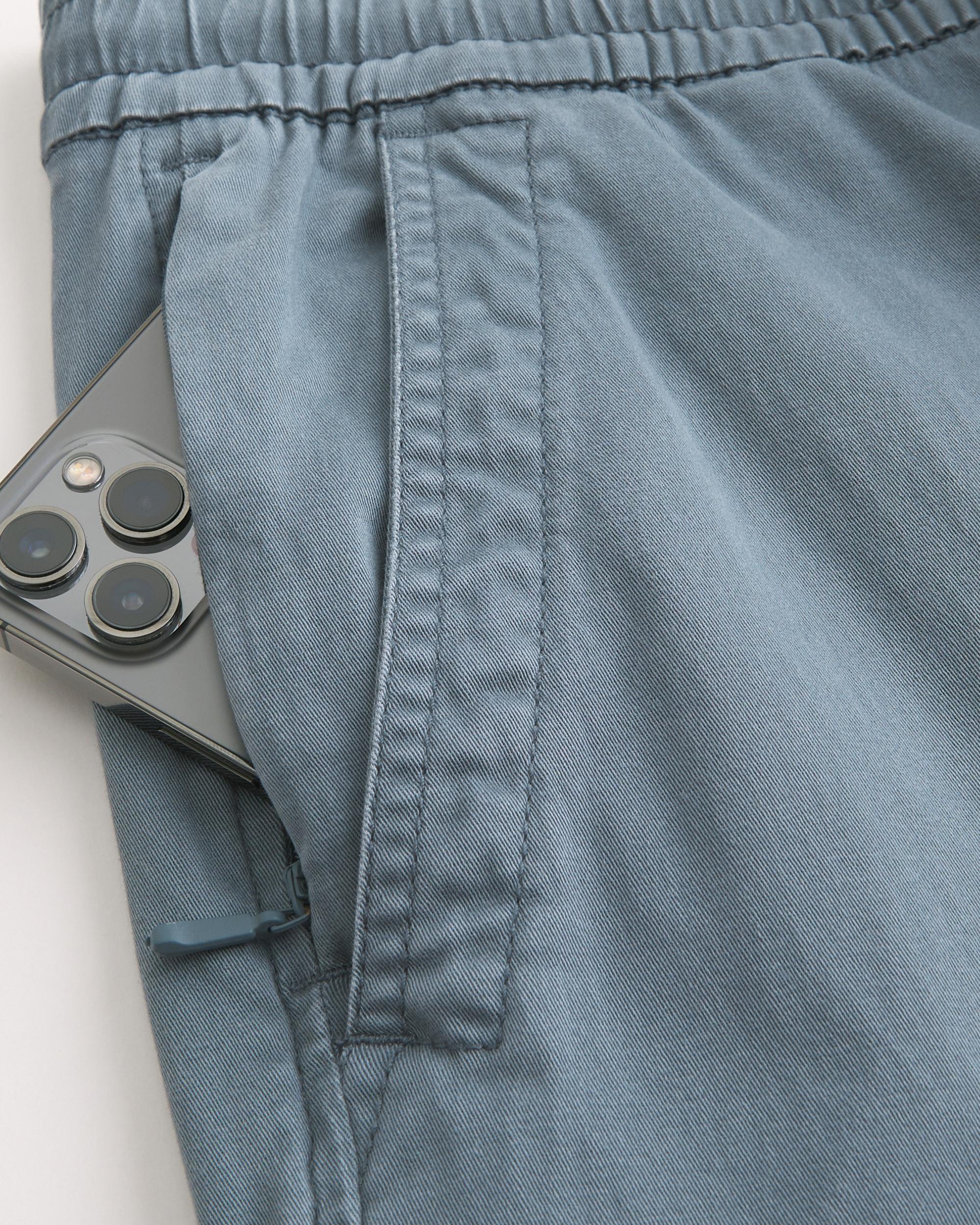 Relaxed Twill 4-Pocket Cargo Joggers Product Image