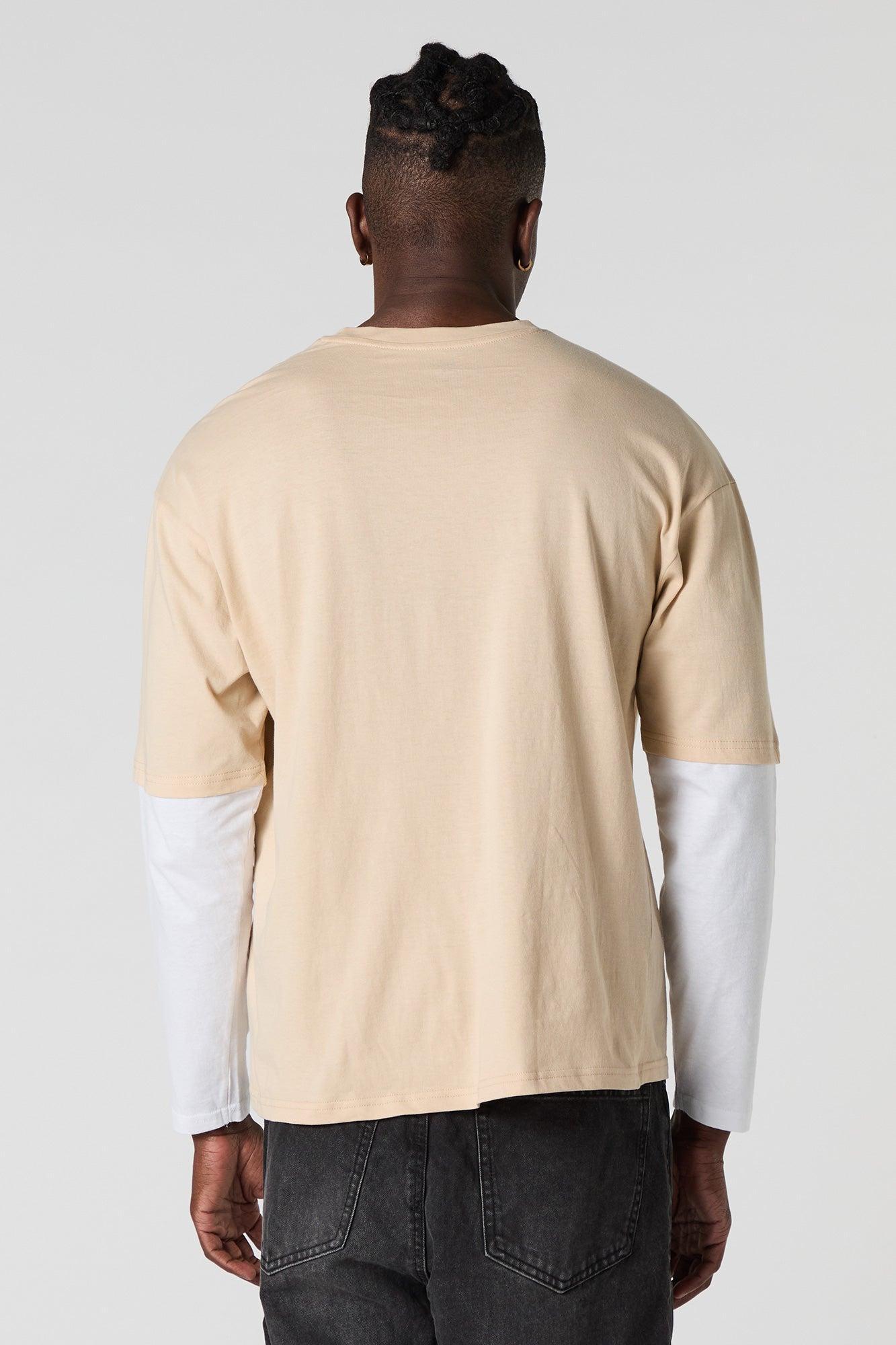 Layered Long Sleeve Top Male Product Image