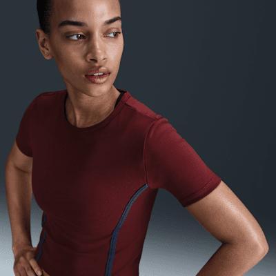 Nike Womens One Dri-FIT Short-Sleeve Fitted T-Shirt Product Image