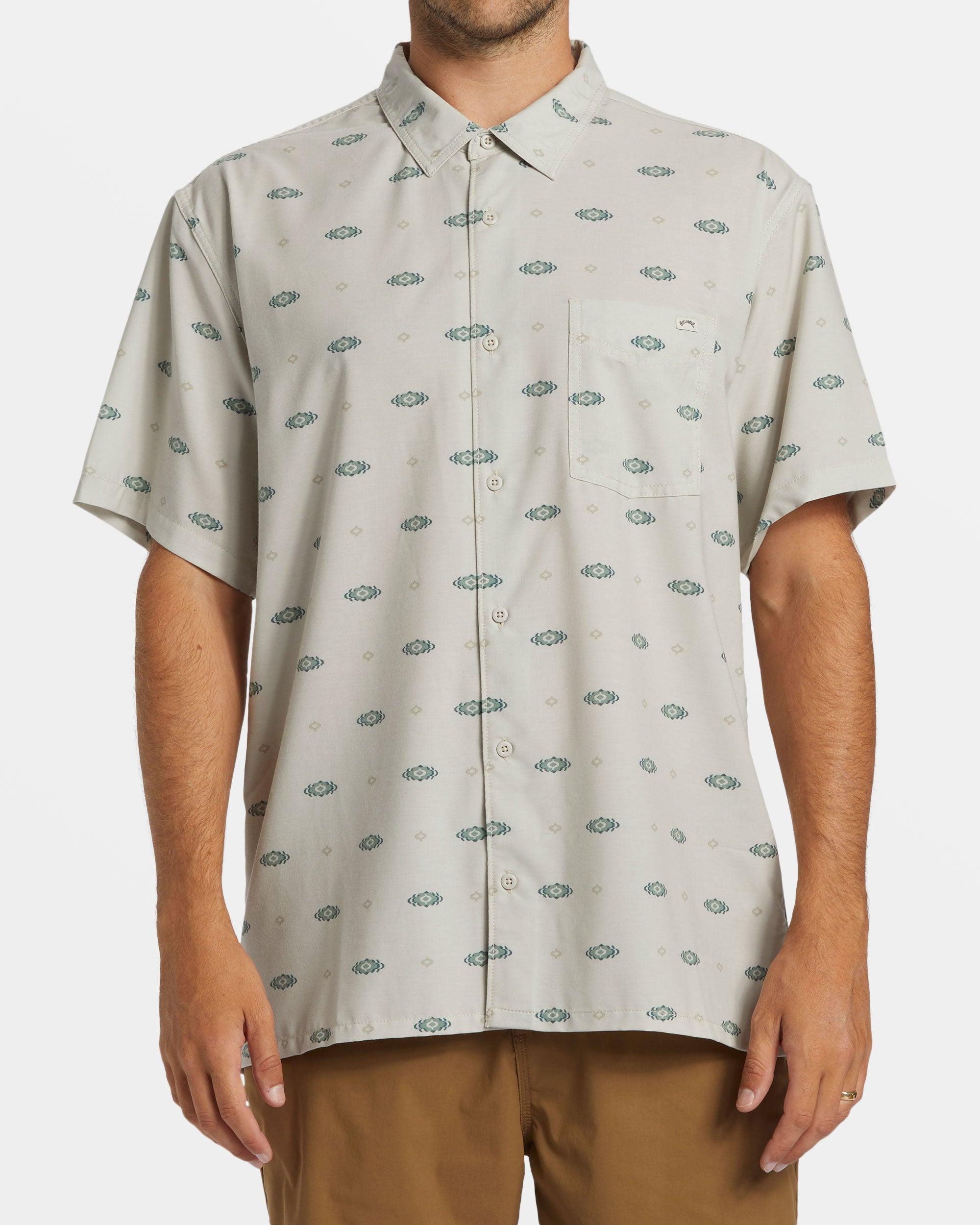 A/Div Surftrek Trail Short Sleeve Shirt - Stone Male Product Image