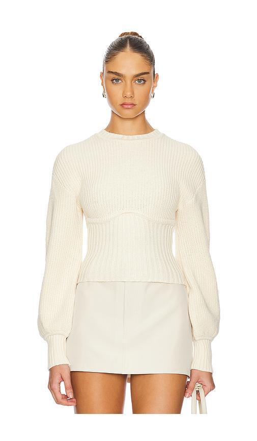 Lovers and Friends Anastasia Knit Sweater in Ivory Product Image