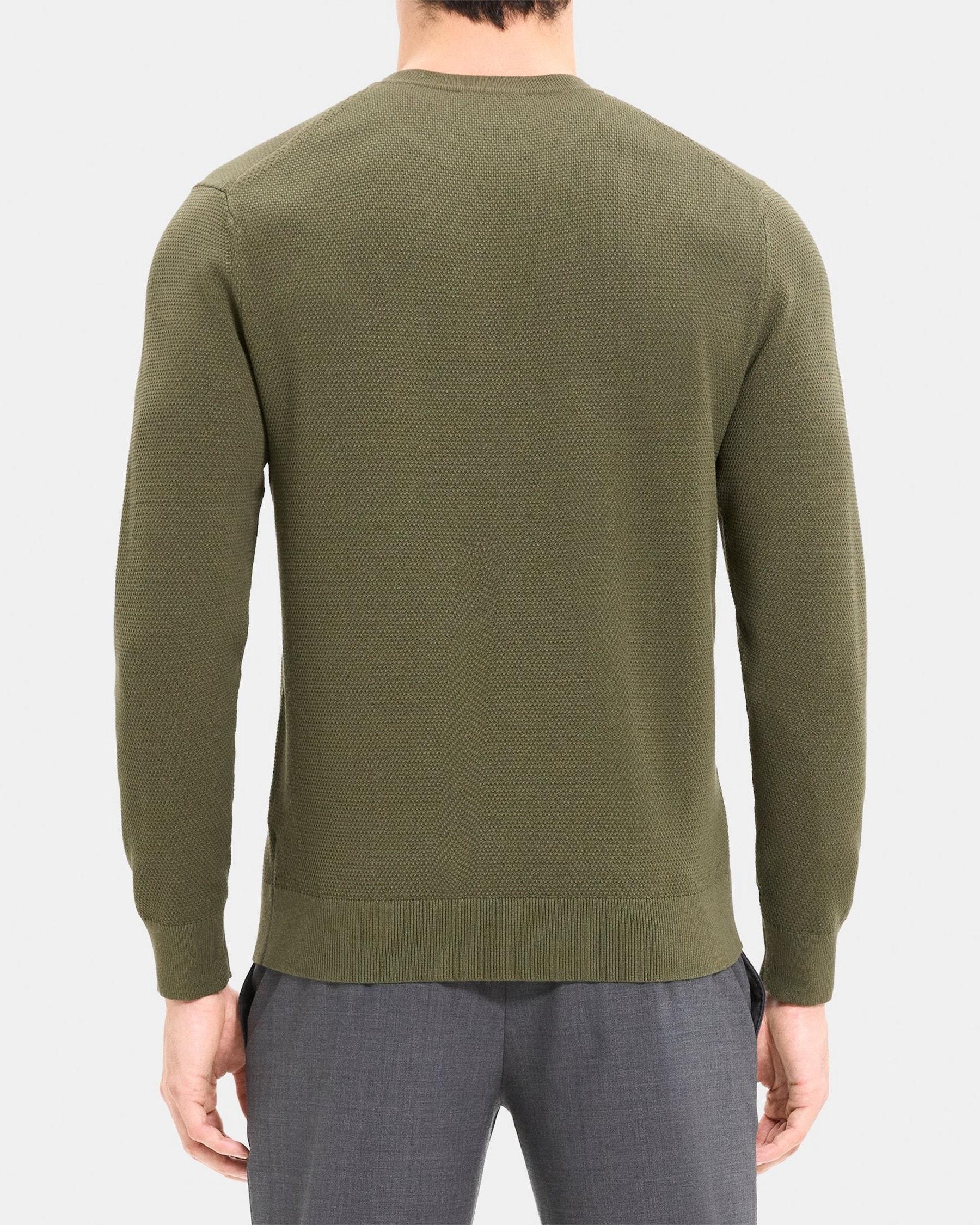 Crewneck Sweater in Viscose Knit Product Image