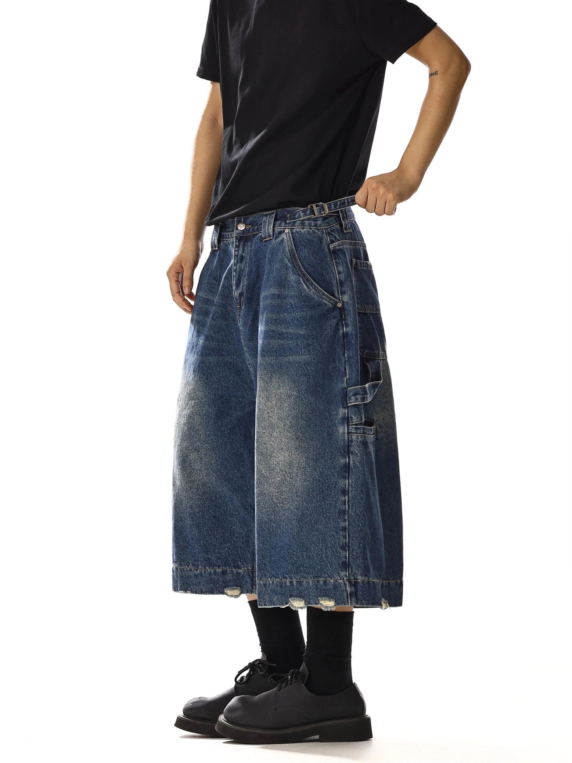 RT No. 18239 CARPENTER DENIM SHORTS Product Image