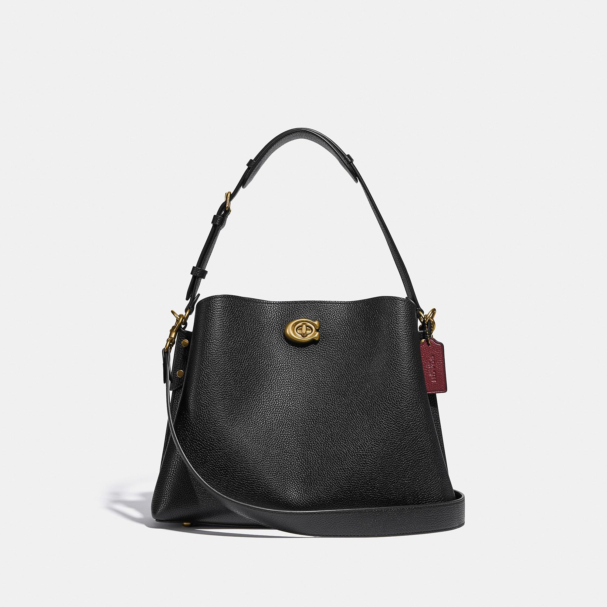 Womens Willow Leather Shoulder Bag Product Image