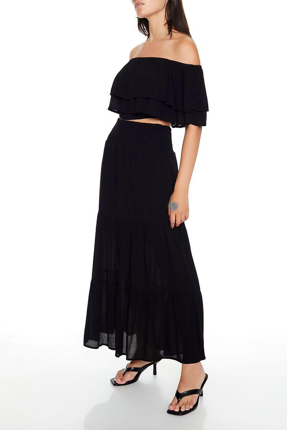 Flounce Crop Top & Maxi Skirt Set | Forever 21 Product Image