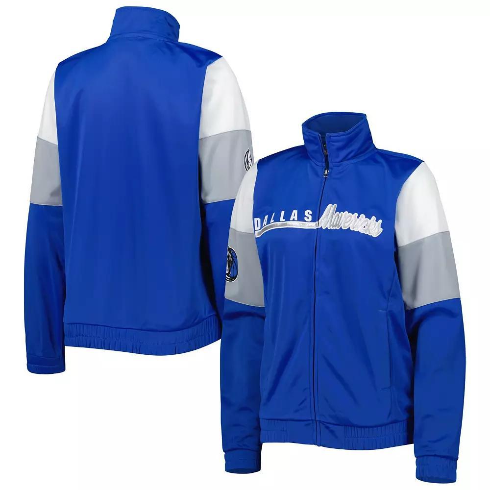 Women's G-III 4Her by Carl Banks Blue Dallas Mavericks Change Up Full-Zip Track Jacket, Size: Small Product Image