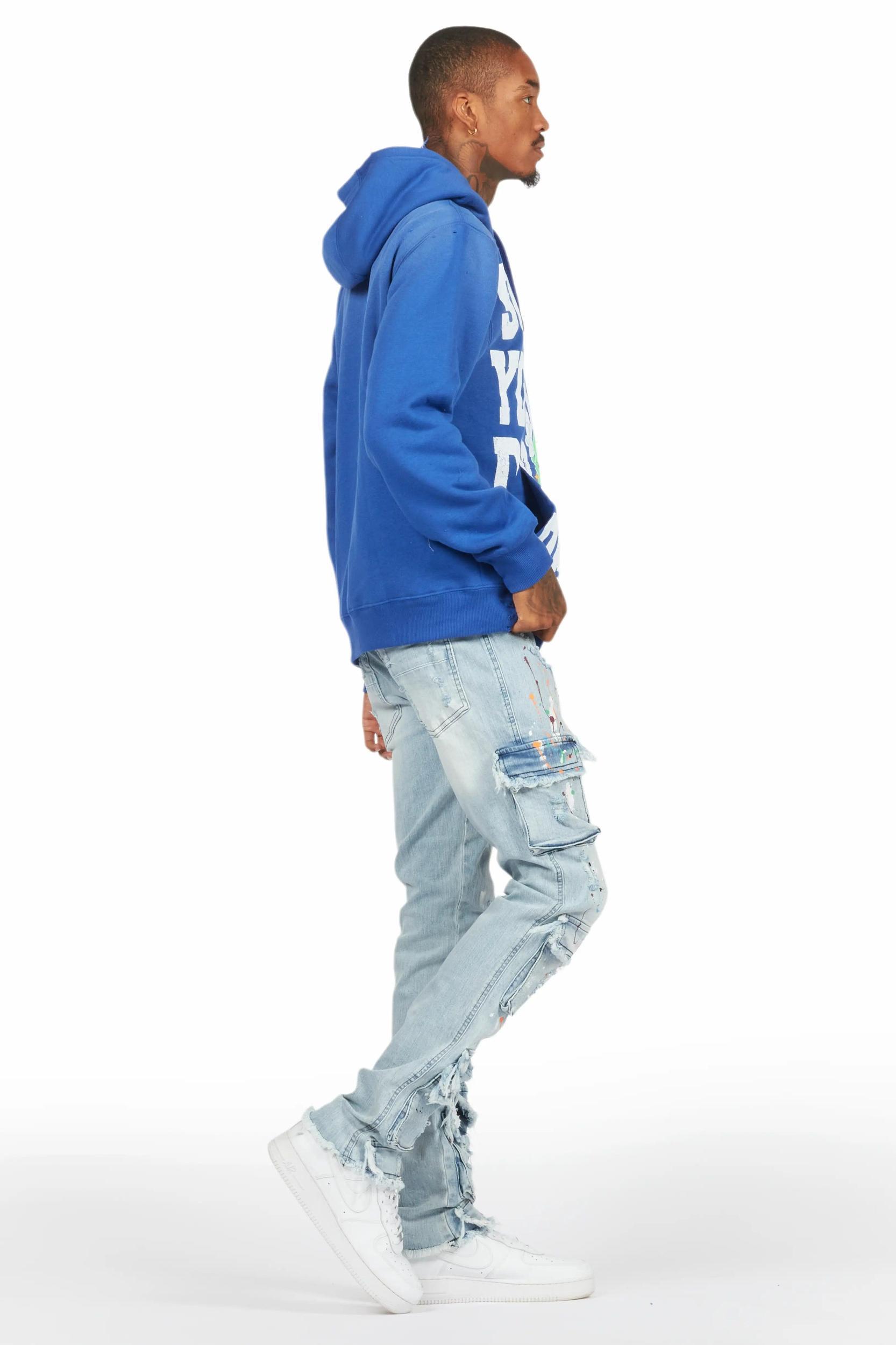 Yasu Blue Painter Slim Fit Jeans Male Product Image