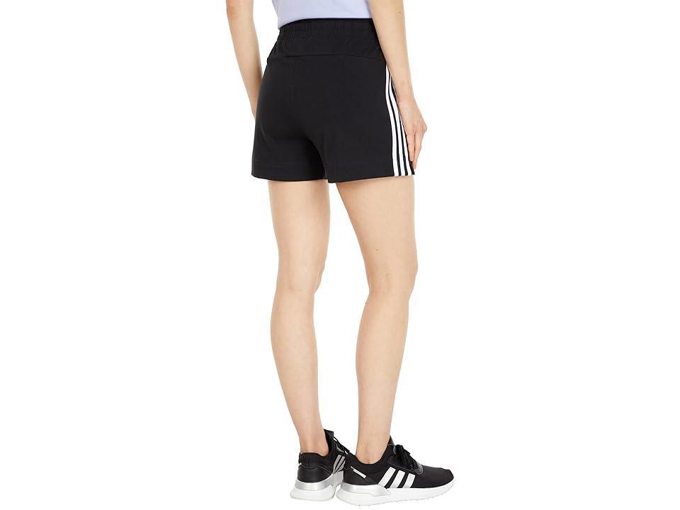 adidas Essentials Slim 3-Stripes Shorts (Pulse Magenta) Women's Shorts Product Image