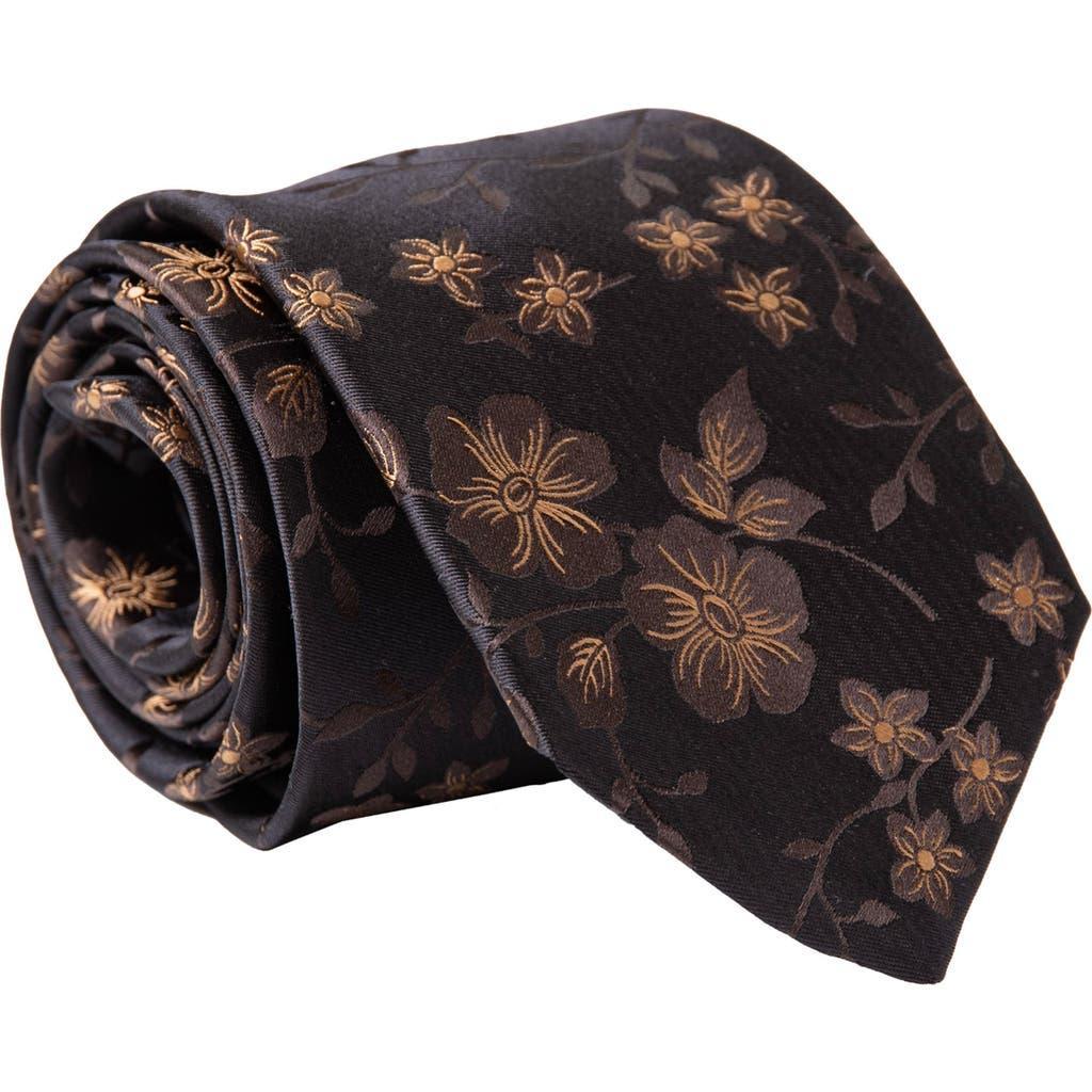 Elizabetta Trevi - Extra Long Printed Silk Tie for Men in Plum at Nordstrom Product Image