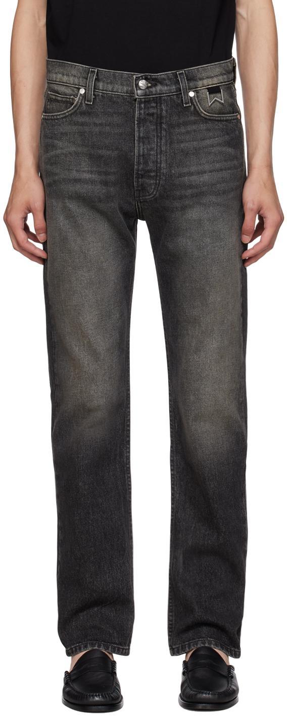 Black Faded Jeans Product Image