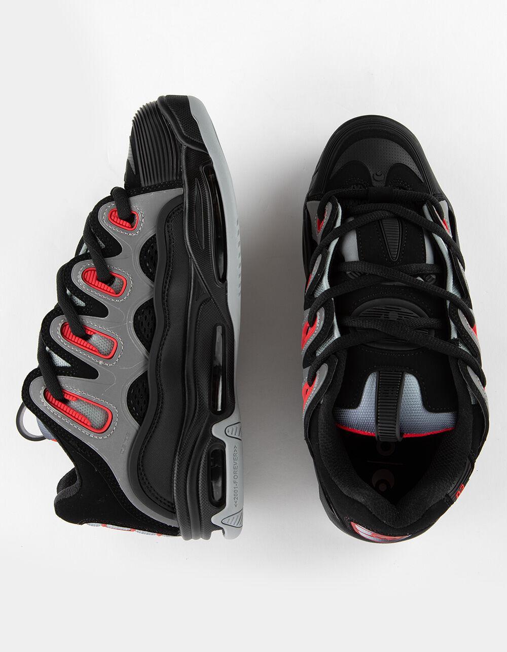 OSIRIS D3 2001 Skate Shoes - BLK/GRY Product Image