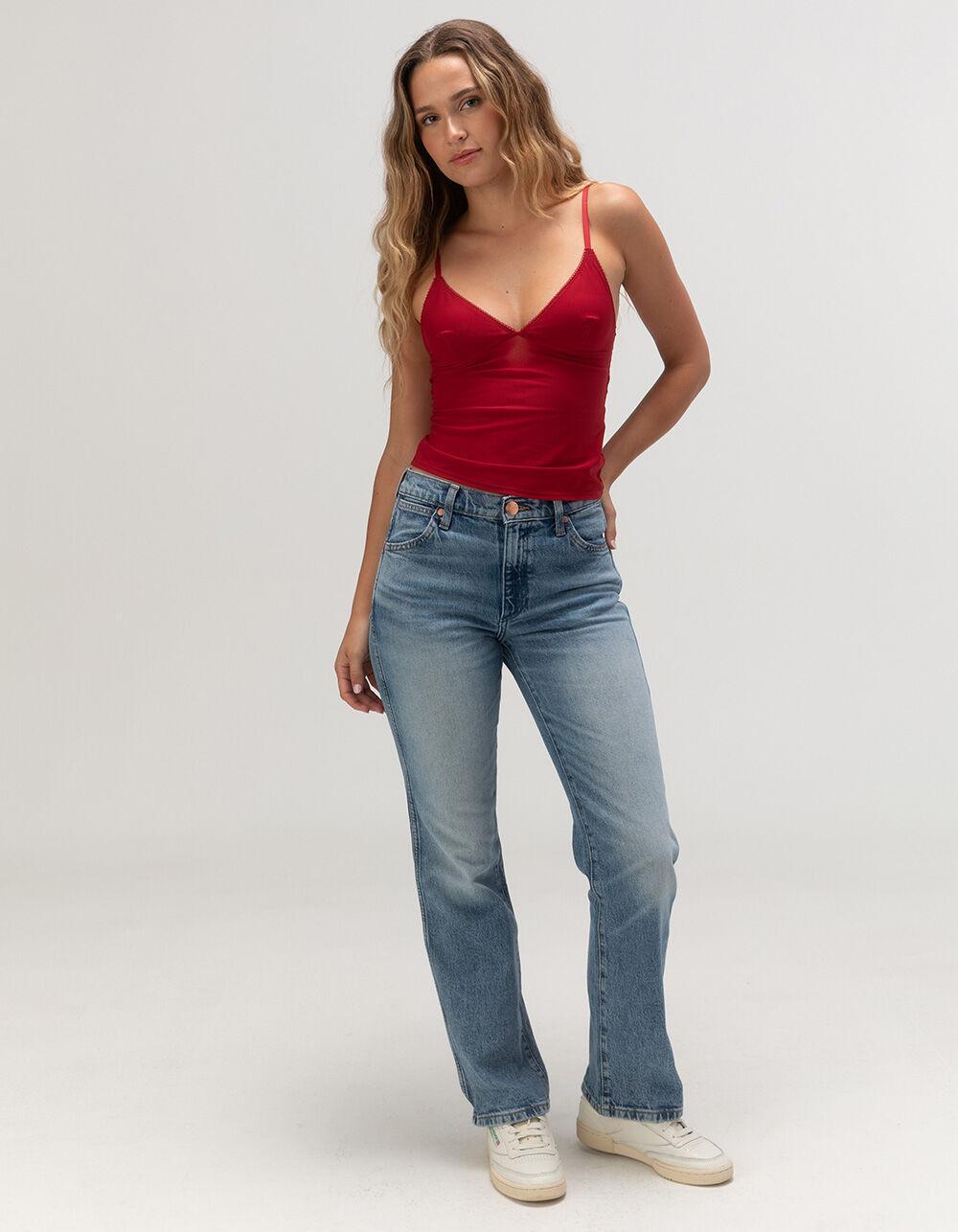WRANGLER Wrancher Mid Rise Womens Bootcut Jeans - VINTAGE Product Image