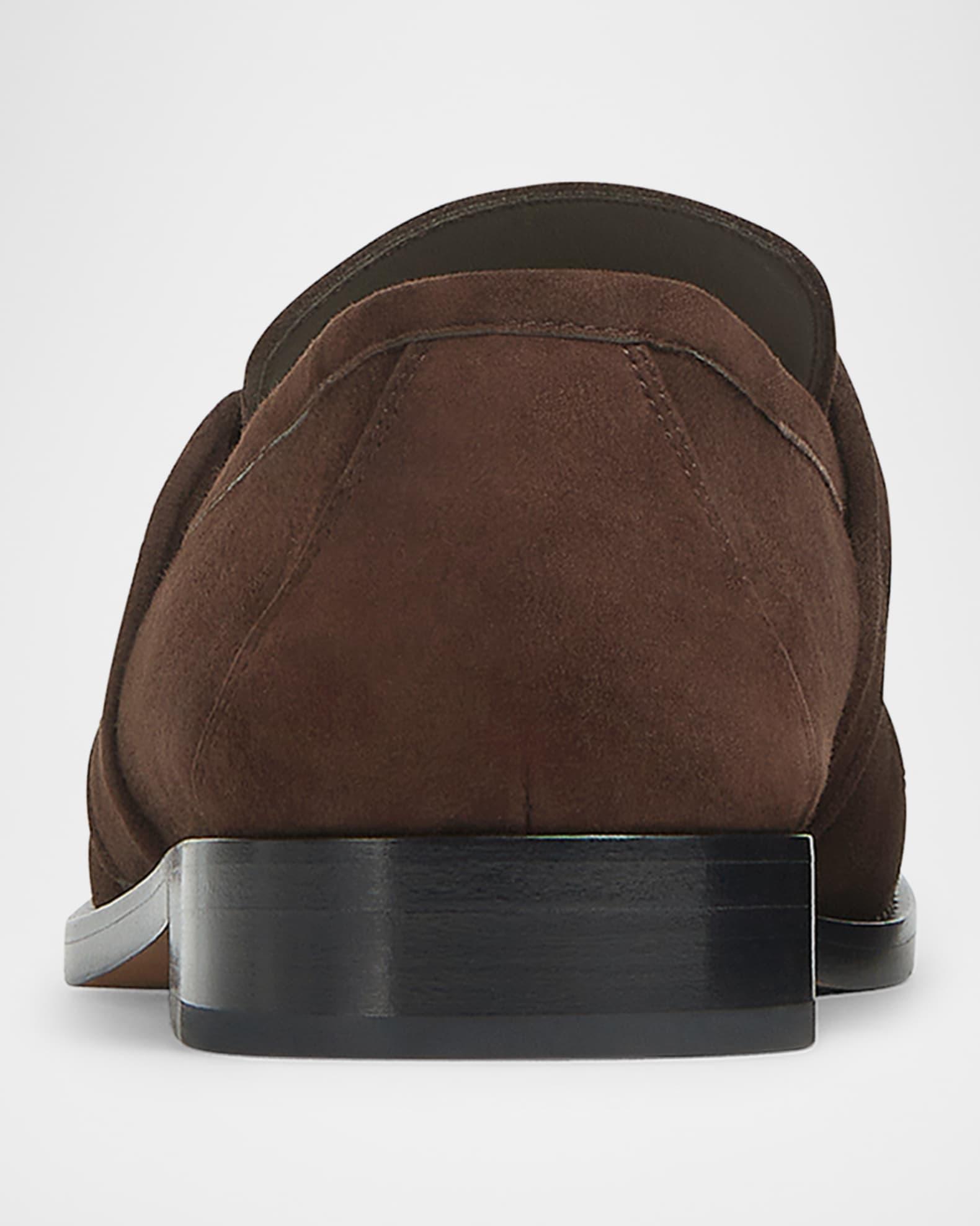 Men's Astaire Suede Knot Loafers Product Image