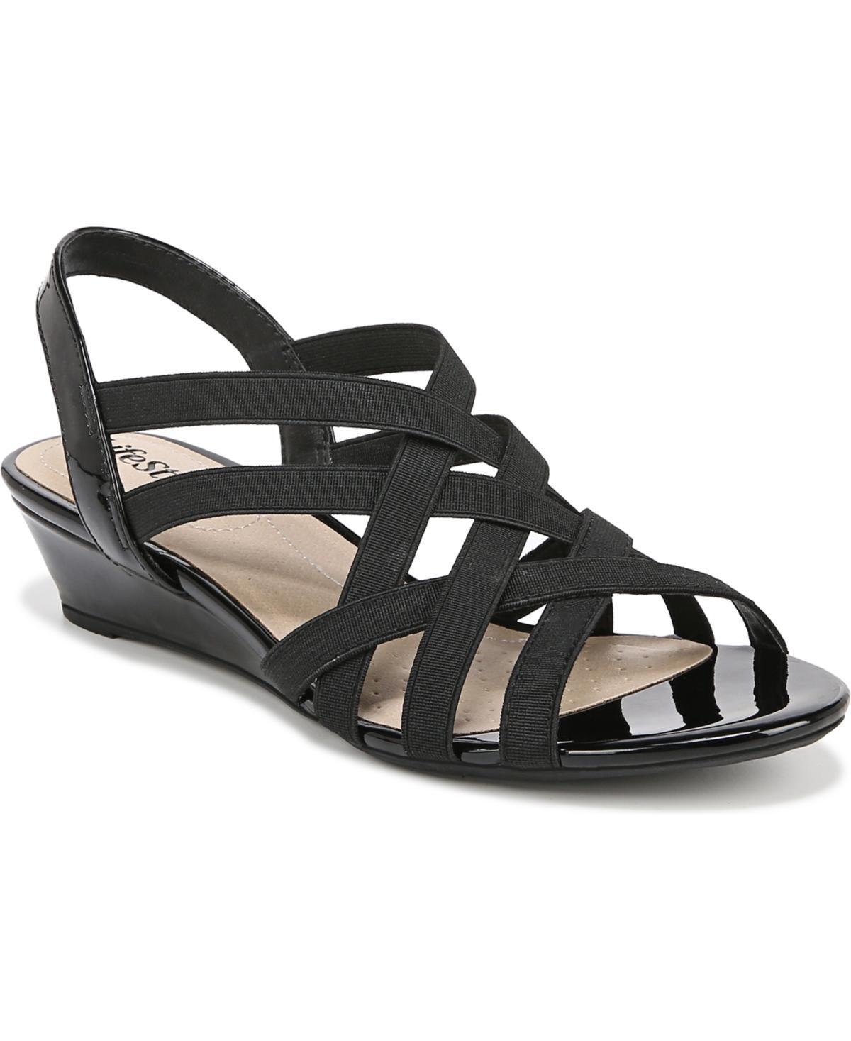 LifeStride Yung Womens Strappy Wedges Product Image