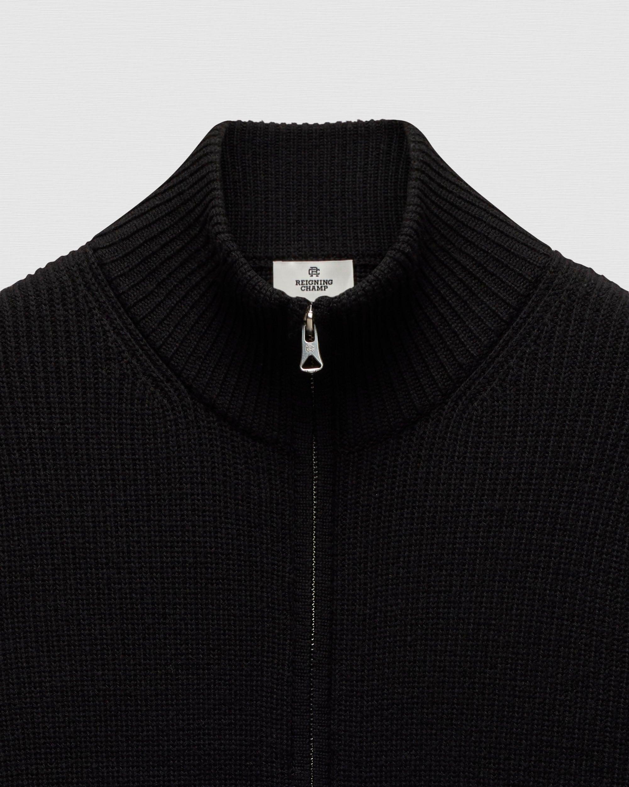 Merino Rib Vinnie Track Jacket Male Product Image