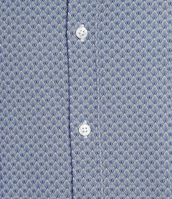 Hart Schaffner Marx Short Sleeve Luxury Performance Mini Shell Coatfront Shirt Product Image