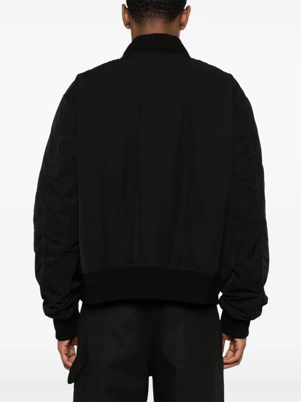 zip-up bomber jacket Product Image