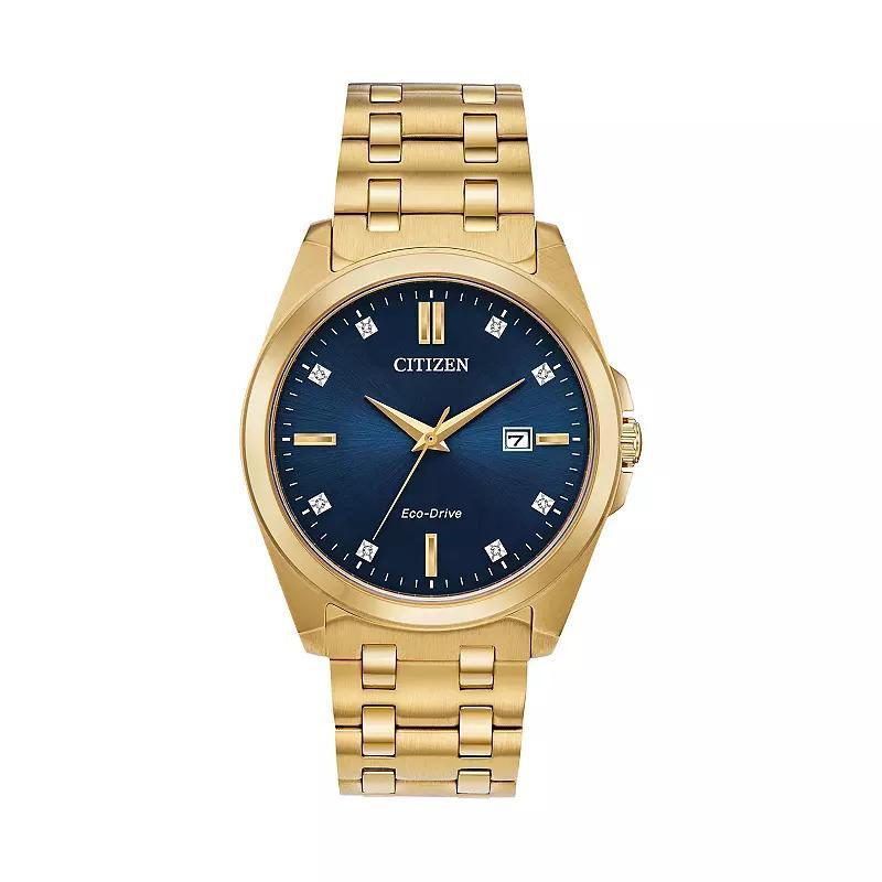 Citizen Eco-Drive Men's Corso Diamond Accent Watch - BM7103-51L, Size: Large, Gold Tone Product Image