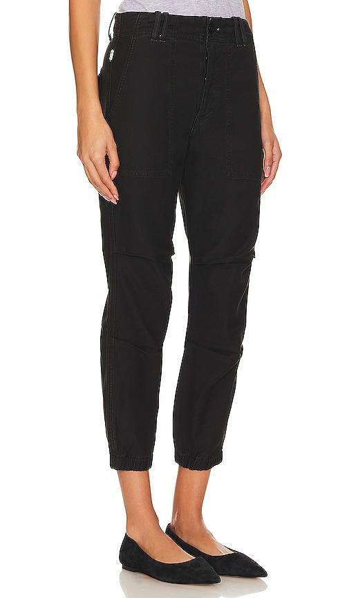 Agnit Sateen Cropped Utility Trousers Product Image