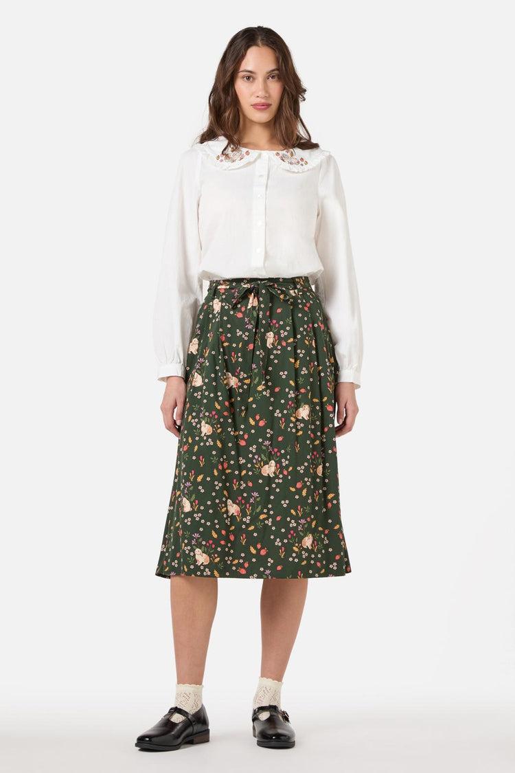 Rabbit Embroidered Blouse Product Image
