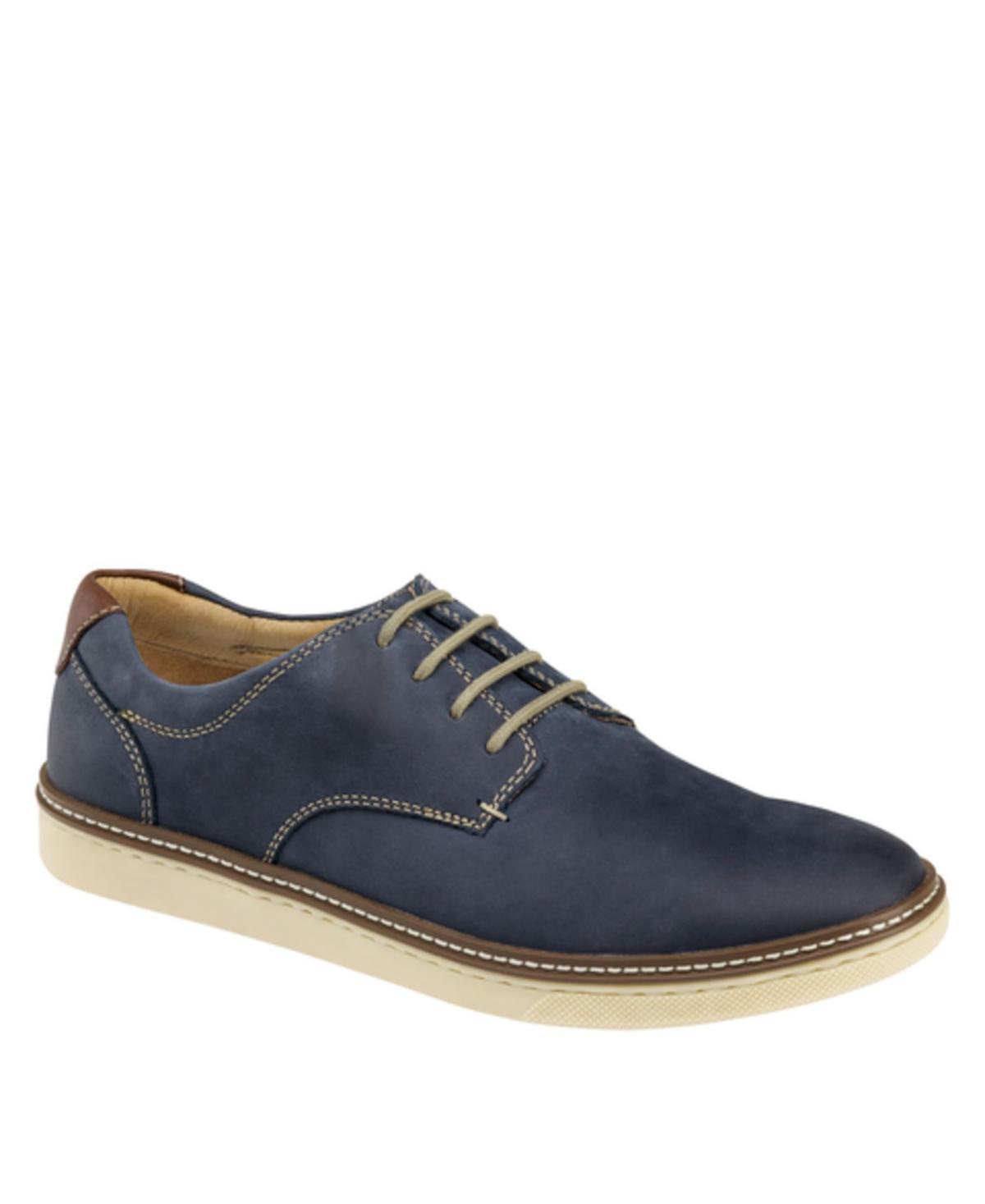 Johnston  Murphy Mens McGuffey Tumbled Leather Plain Toe Lace Up Oxfords Product Image