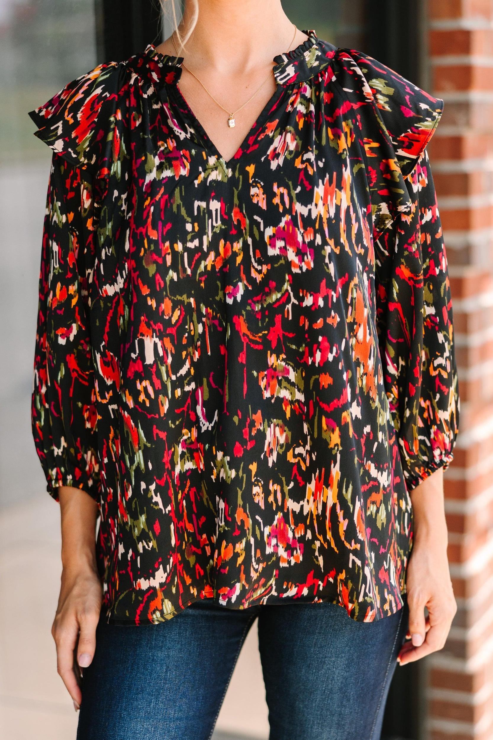 More Than You know Black Blouse Female Product Image
