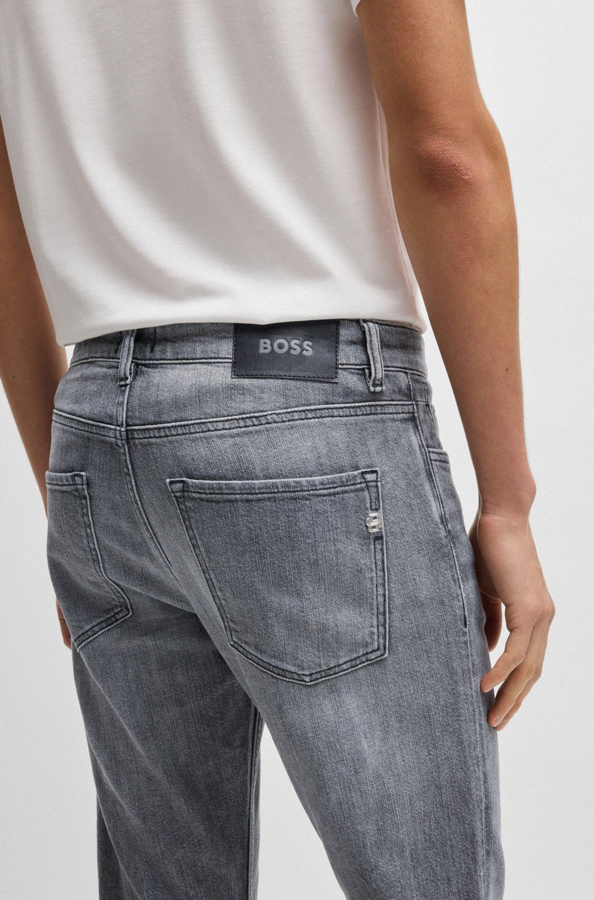 Delaware slim-fit jeans in tinted stretch denim Product Image