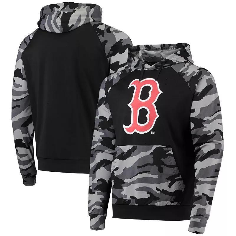 Mens FOCO Boston Red Sox Camo Raglan Pullover Hoodie Product Image