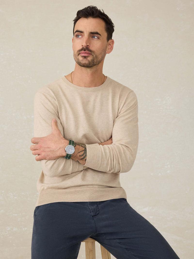 Movement™ Crewneck Sweater - Soft Dune Heather Product Image
