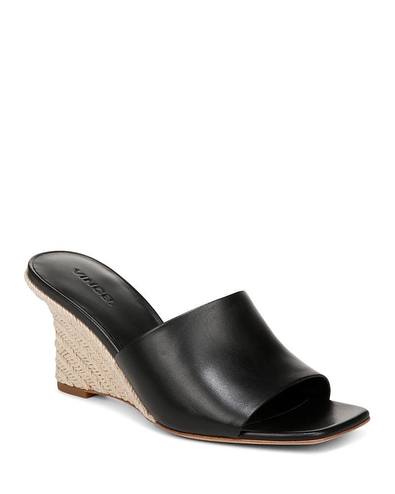 Vince Womens Pia Square Toe Espadrille Wedge Sandals Product Image