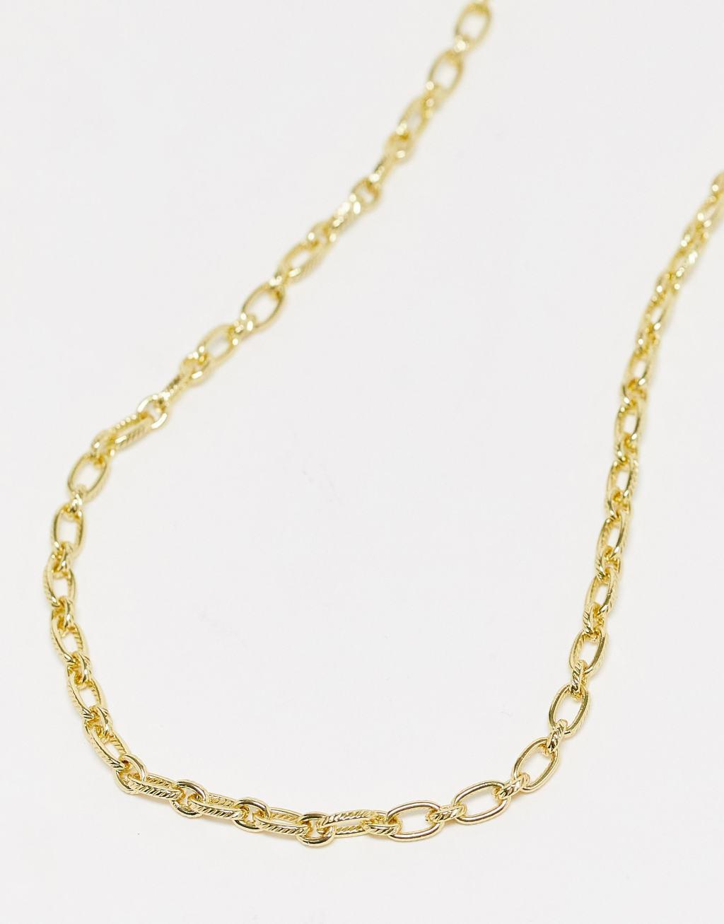 Pieces exclusive 18k plated chain necklace Product Image