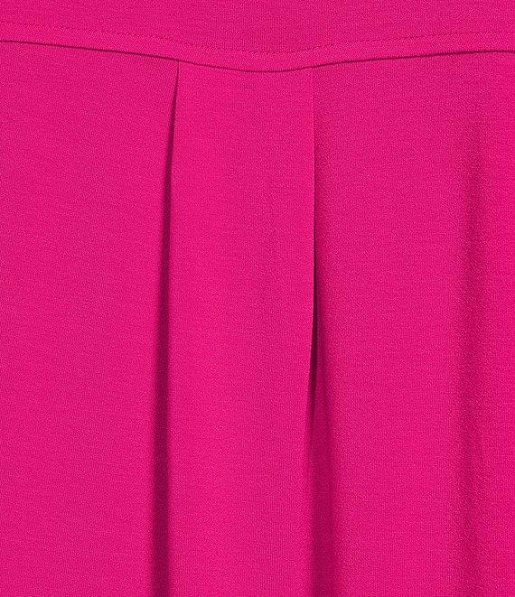 Eileen Fisher Plus Stretch Jersey Knit Crew Neck Cap Sleeve Boxy Dress Product Image