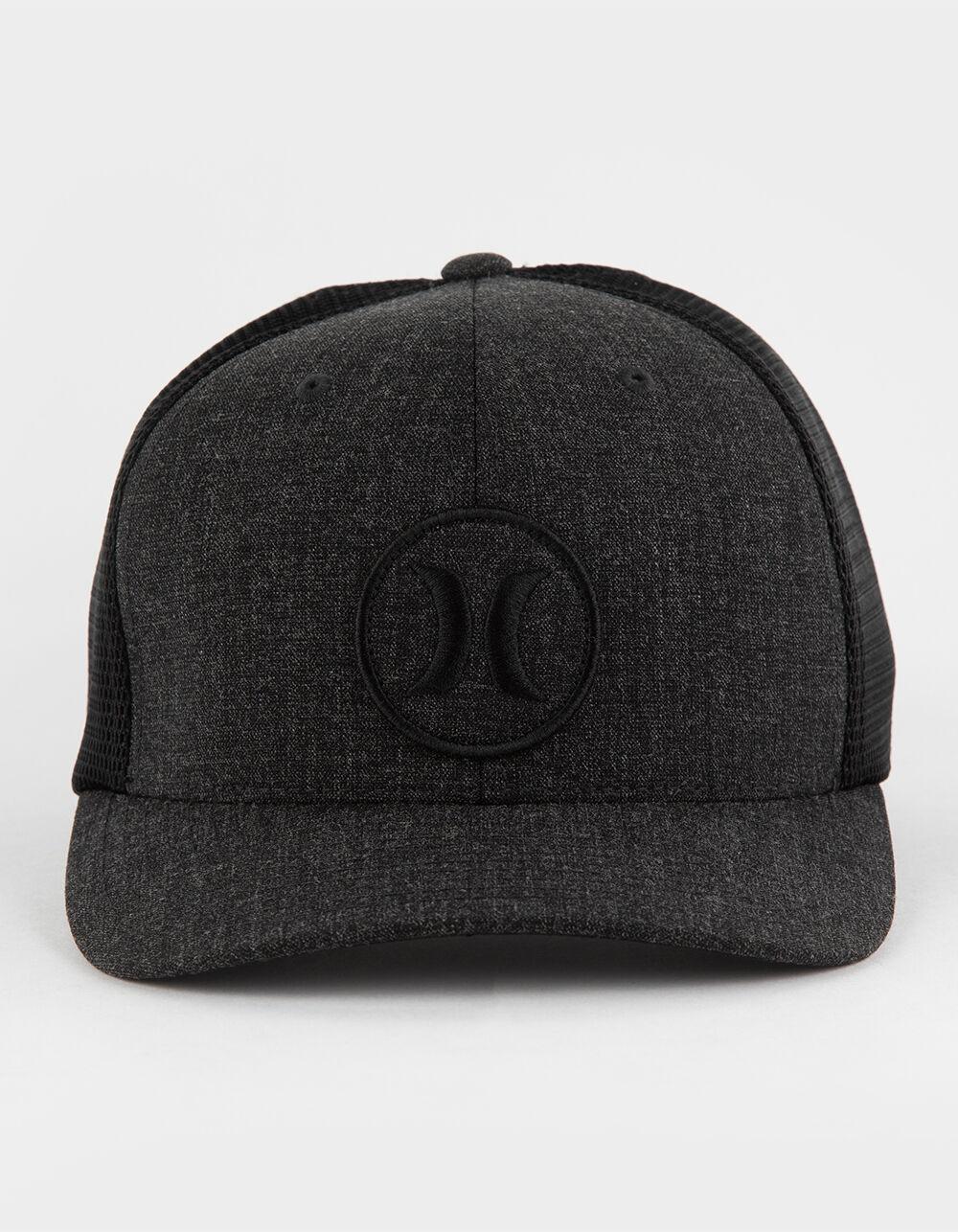 HURLEY Oceanside Mens Trucker Flexfit Hat - BLACK Product Image