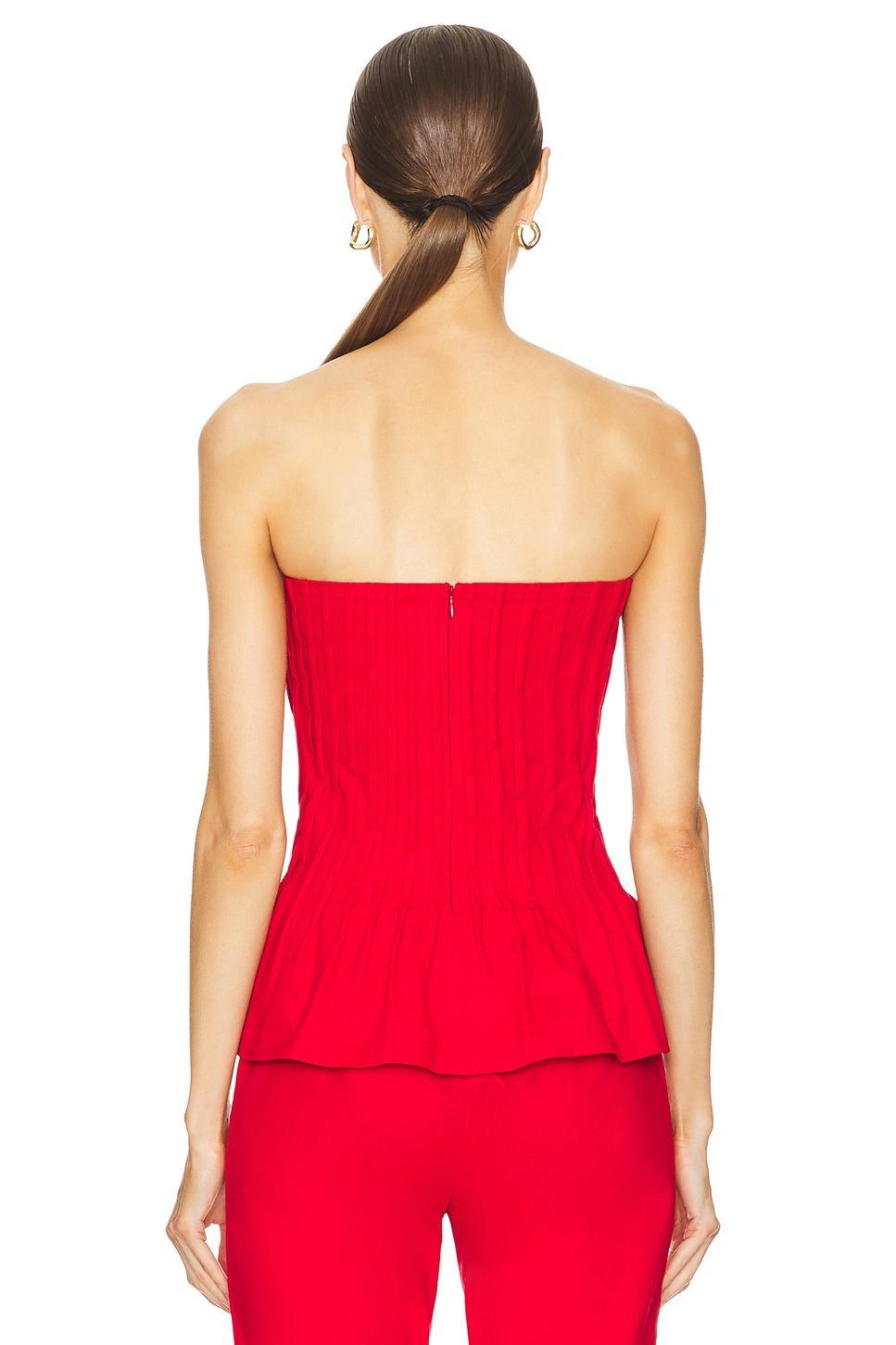 Canvas Stitch-detailed Bustier SELMACILEK Product Image